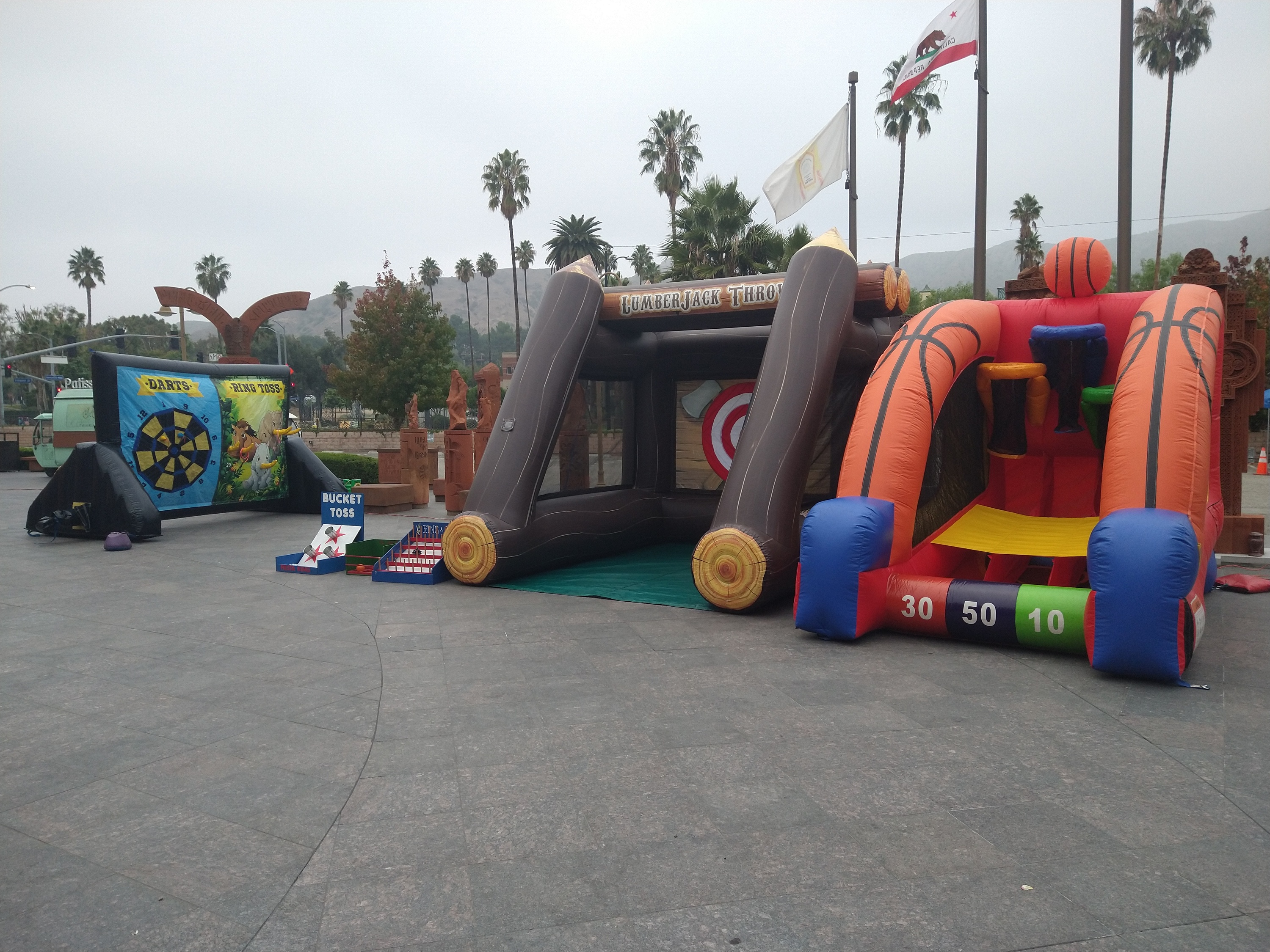 inflatable interactive games for rent near me