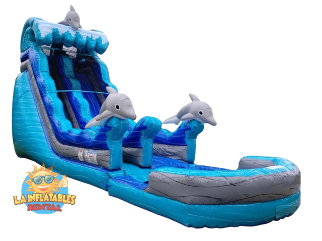 20ft Dolphin Water Slide Rental