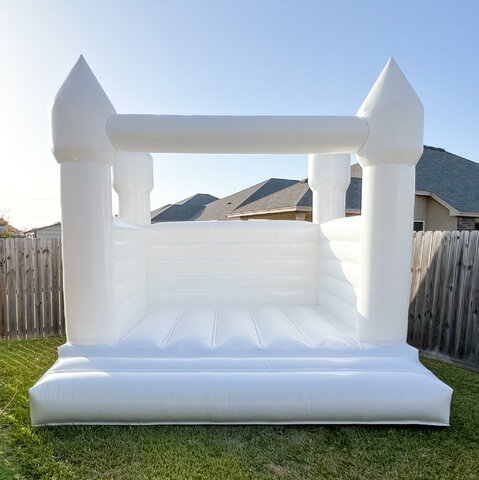 White 13x13 Bounce House