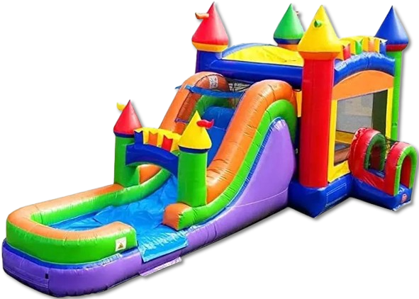 MEGA Rainbow Moon Bounce 