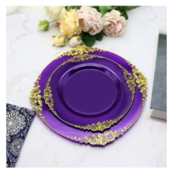 Purple Plastic Plates