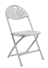 White Fanback Chairs