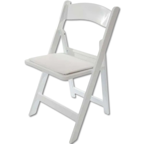 White Resin Chair