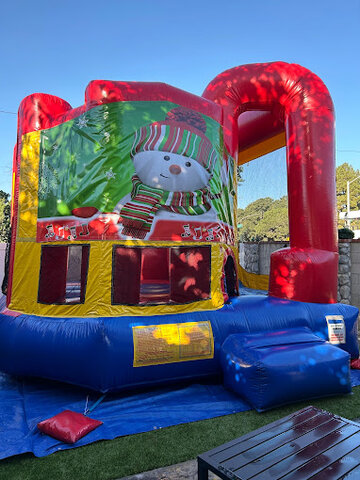 Christmas Snowman Bounce House Jumper Combo Rental in Los Angeles