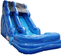 14ft Blue Kids Water Slide Rental W101