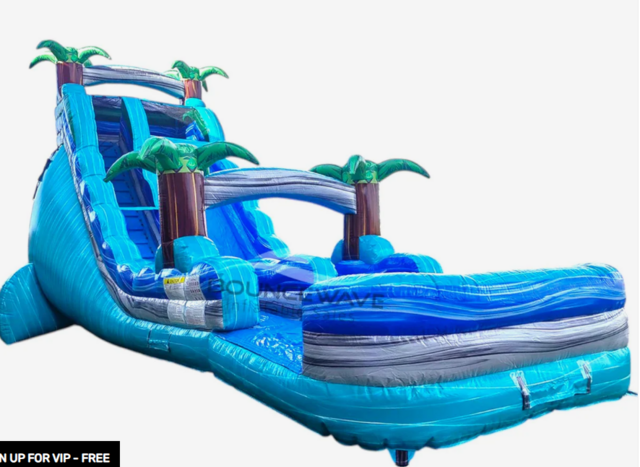 22ft Bahama Blast Single Lane Water Slide