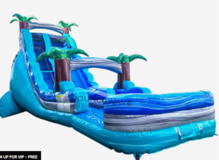 22ft Bahama Blast Single Lane Water Slide