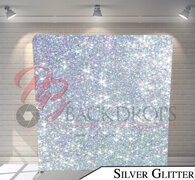 Silver Glitter Backdrop