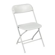a) White Chairs (No Pad)