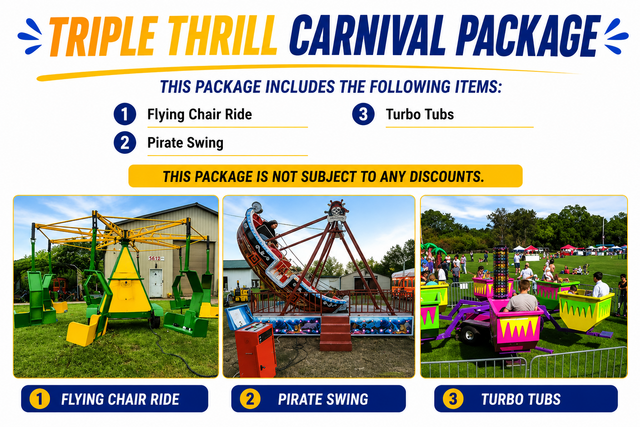 Triple Thrill Carnival Package