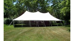 30x60 1 piece Pole Tent