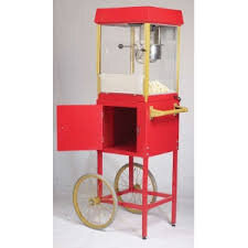 Popcorn machine with wagon