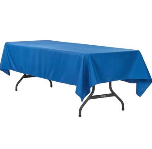 126 Rectangle Linen - Blue