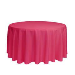 120” Round Linen - Fuschia 
