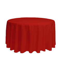 120” Round Linen - Red