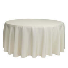 134” Round Linen - Ivory