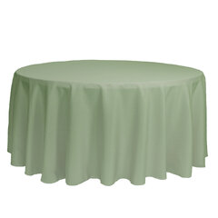 134” Round Linen - Sage Green