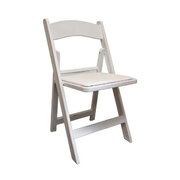 Resin Folding Chair White