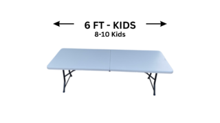 Rectangle Table 6ft (KIDS)