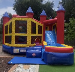 5 in 1 Castle Combo 30Ft. (Dry or Wet)