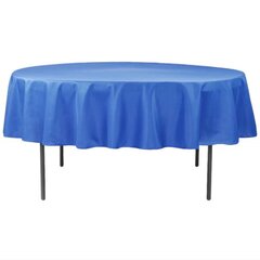 90” Round Linen - Blue