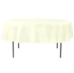 90” Round Linen - Ivory