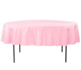 90” Round Linen - Pink