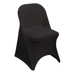 Stretch Spandex Folding Chair Cover Black