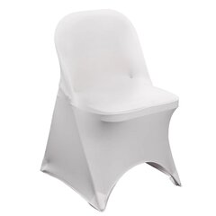 Spandex Folding Chair Cover White