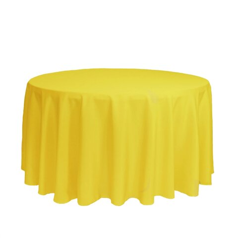 120 Round Linen Yellow