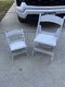 Child’s White Padded Resin Chairs