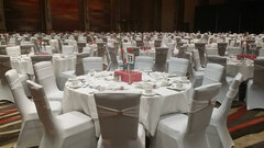 Spandex, Square or Round backChair Covers- Please select your desired Size and Color. No cancellations or changes.   