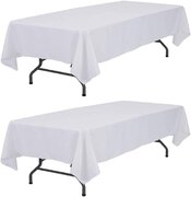 Rectangular Polyester Tablecloths- Starting at 19.00.  Click info and pricing and add to cart to view pricing. Please select your desired Size and Color.  No cancellations or changes.   