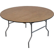 60" Round Wooden Table