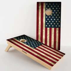 Cornhole Official Tournament Size (American Flag)