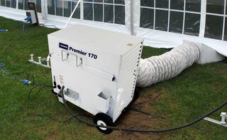 170,000 BTU LB White Premier Ductable Direct Fired Event Tent Heater