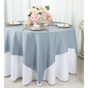 Overlay Table Linens- Please select your desired Size and Color.  Two weeks lead time needed to complete your order. No cancellations or changes.  Please call me if your event is sooner and we will see about fulfilling your order. 