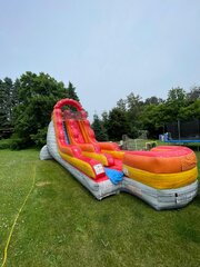 18' Fire Red Volcano Slide