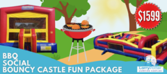 Bbq Social Bounce House Package