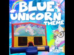 Blue Unicorn Banner