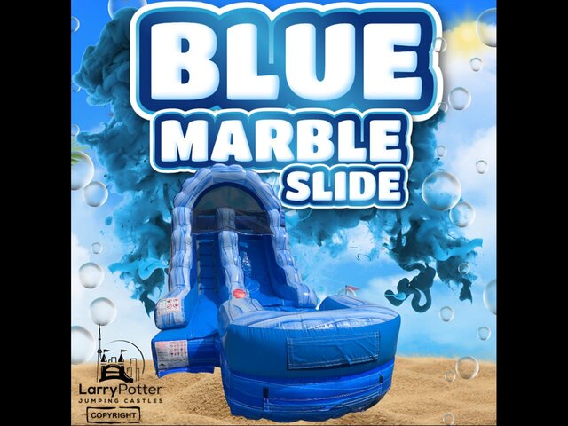 12' Blue Marble Slide
