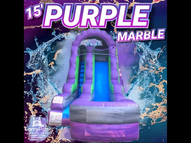 15ft Purple Marble 