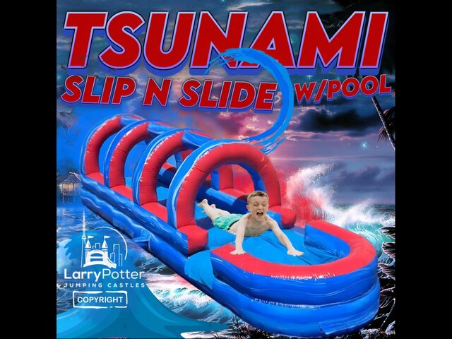 TSUNAMI SLIP N SLIDE W/POOL