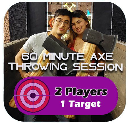Axe Throwing 60 Minutes 2 Players