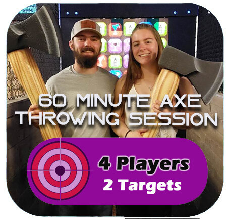 Axe Throwing 60 Minutes 4 Players
