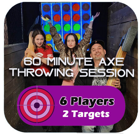 Axe Throwing 60 Minutes 6 Players