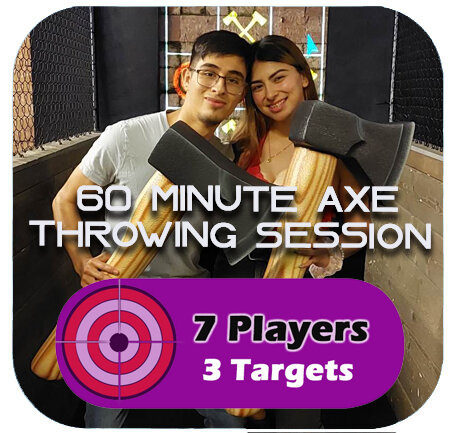 Axe Throwing 60 Minutes 7 Players