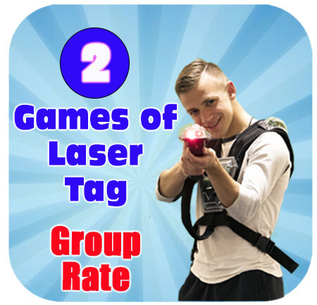 Group Rate 2 Games of Laser Tag