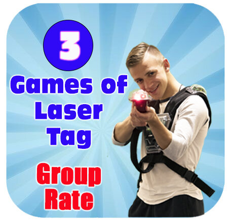 Group Rate 3 Games of Laser Tag