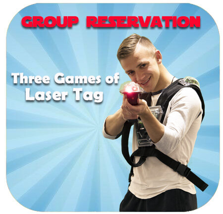 Group Three Games of Laser Tag